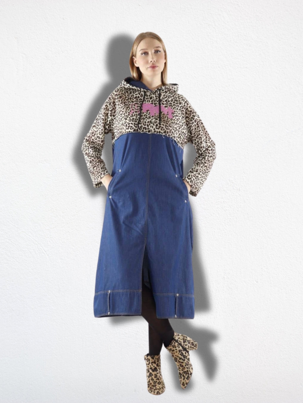 Vestido capucha turco