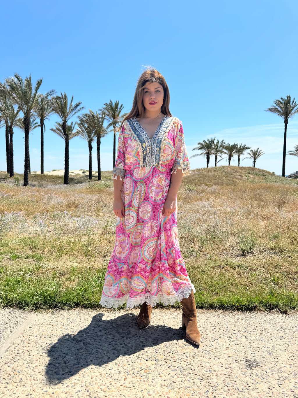 vestido lima rosa