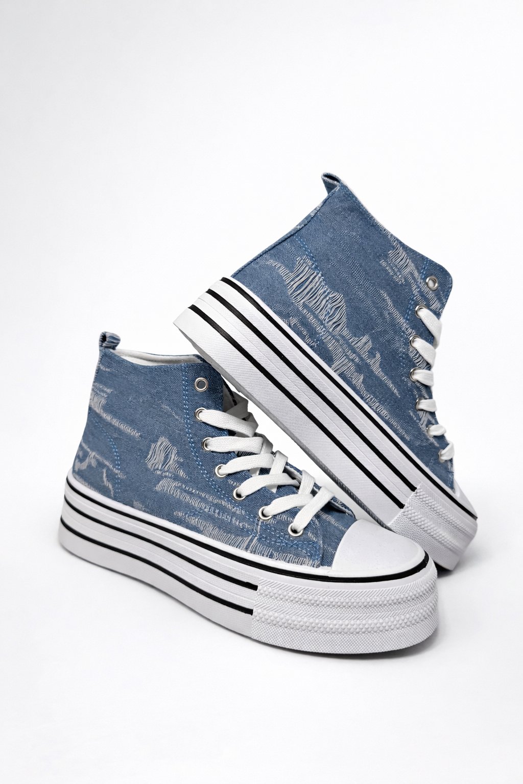 Zapatillas bota denim